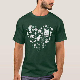 Halloween Party Halloween Heart Halloween friend T-Shirt