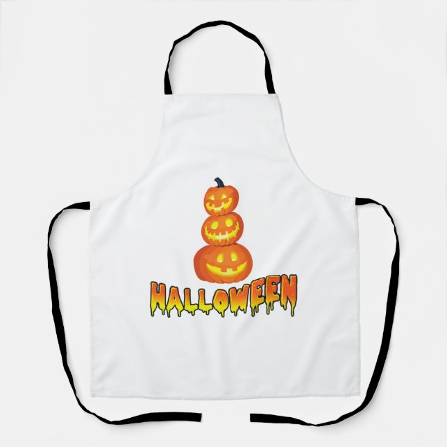 Halloween Party, Halloween Pumpkins Apron (Front)