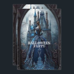 Halloween Party Haunted House Blue Night Scary Invitation<br><div class="desc">Halloween Party Haunted House Blue Night Scary Invitation. Unique,  beautiful,  stylish design. Easy to be personalised. Font style,  size and colours can be changed. Matching items are available.</div>