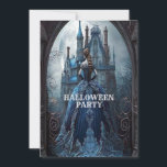 Halloween Party Haunted House Blue Night Scary Invitation<br><div class="desc">Halloween Party Haunted House Blue Night Scary Invitation. Unique,  beautiful,  stylish design. Easy to be personalised. Font style,  size and colours can be changed. Matching items are available.</div>