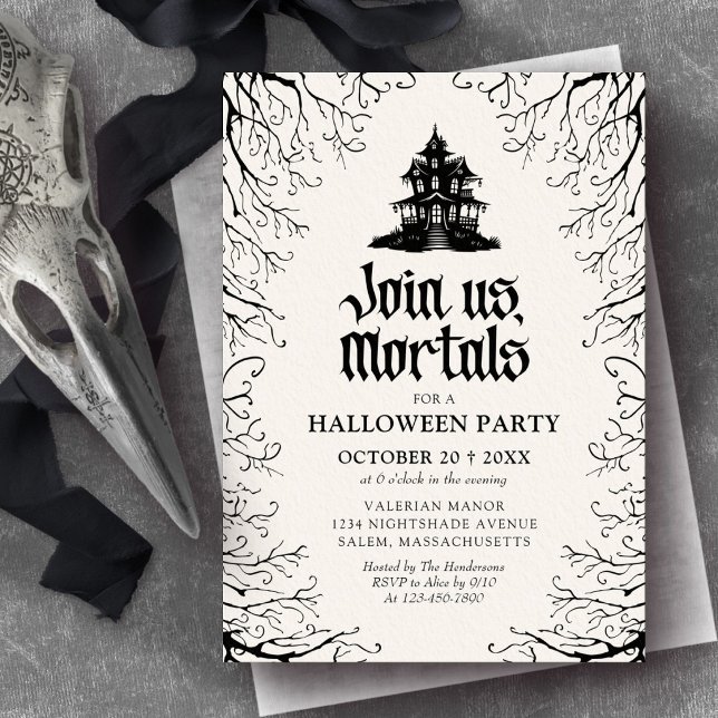 Halloween Party Haunted House Invitation (Creator Uploaded)