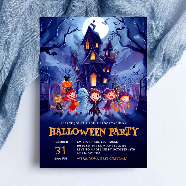 Halloween Party Haunted House  Invitation (Creator Uploaded)