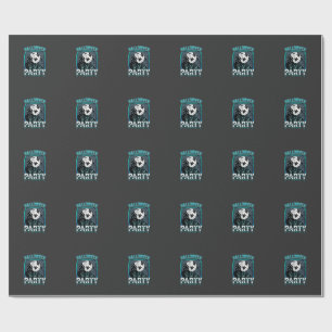 Halloween Party Haunted Pumpkin Vector Design Wrapping Paper