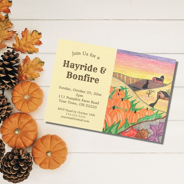 Halloween Party Hayride  Invitation (Creator Uploaded)