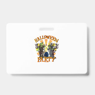 Halloween Party ID Badge
