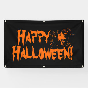 Halloween party indoor and outdoor decor banners