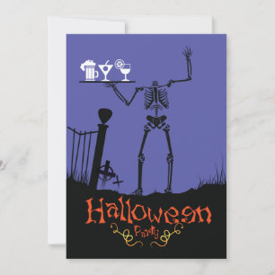Halloween Party invitación Drinks Invitation