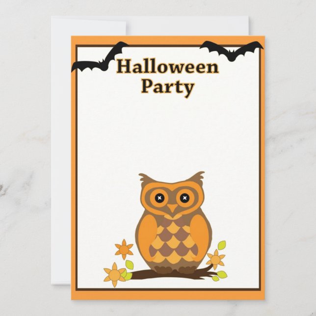 Halloween Party Invitation (Front)