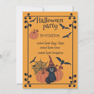 Halloween party invitation