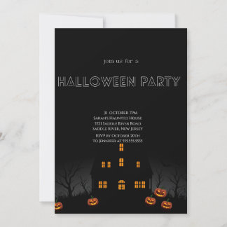  Halloween Party Invitation 