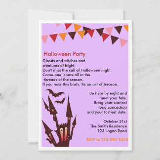 Halloween Party Invitation