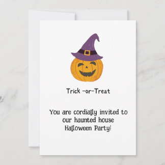 Halloween party invitation