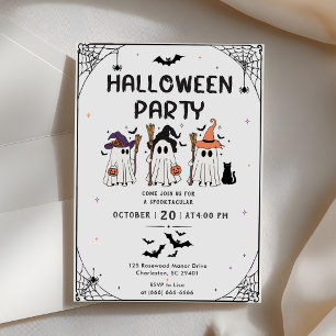  Halloween Party  Invitation