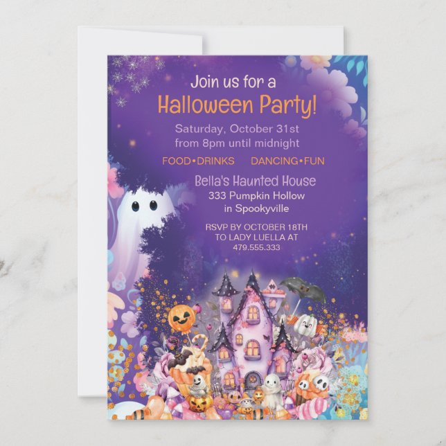 HALLOWEEN PARTY INVITATION (Front)