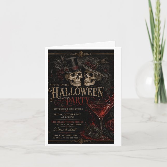  Halloween Party Invitation (Front)
