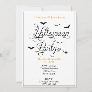 Halloween Party Invitation