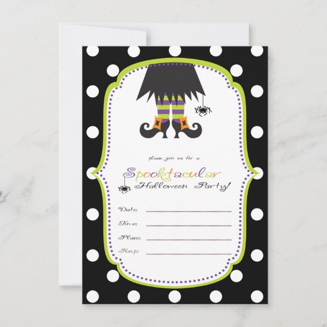 Halloween Party Invitation (Front)