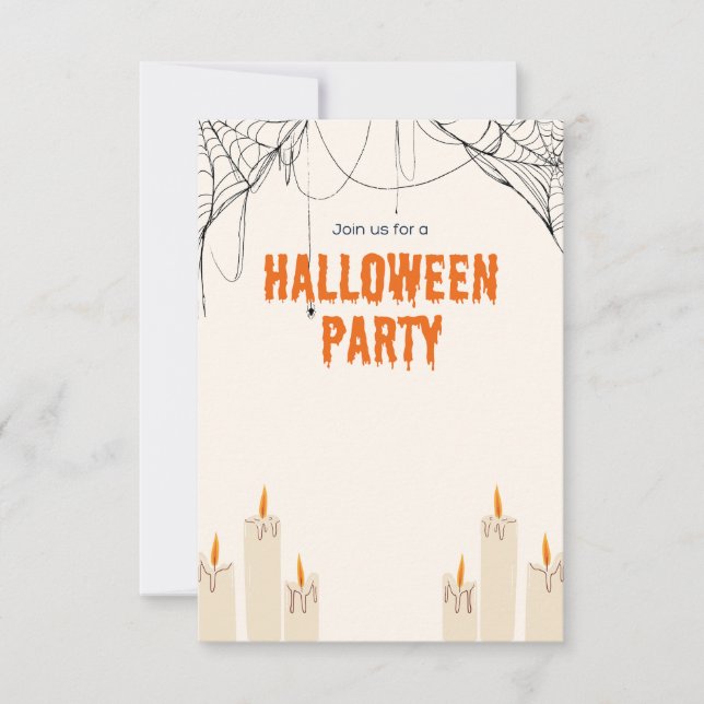 Halloween Party Invitation (Front)