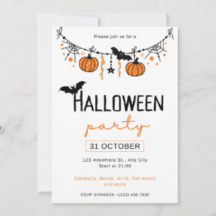 Halloween party invitation