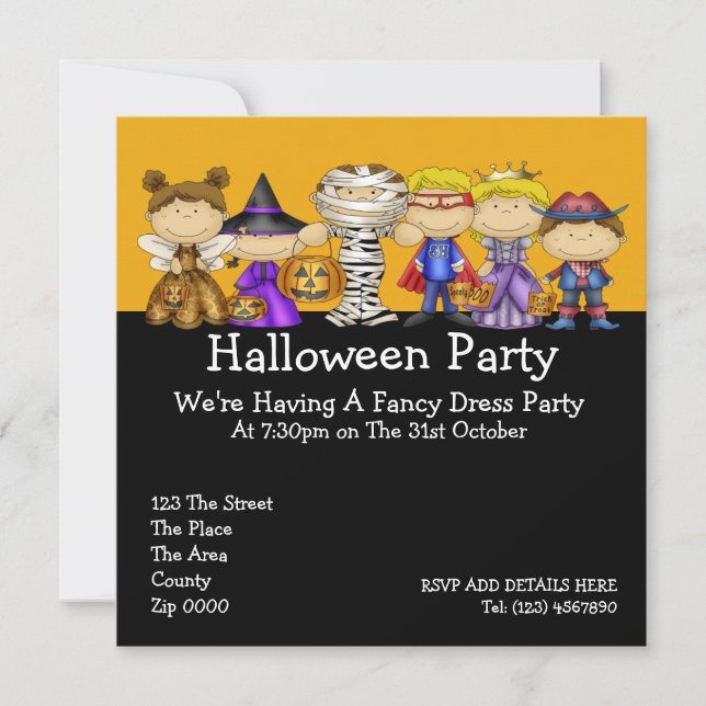 Halloween Party Invitation (Front)