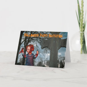 Halloween Party Invitation. Card