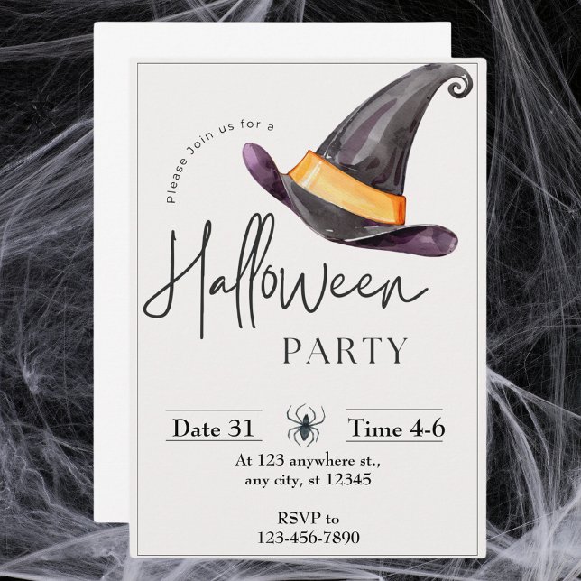 Halloween Party Invitation Card (Creator Uploaded)