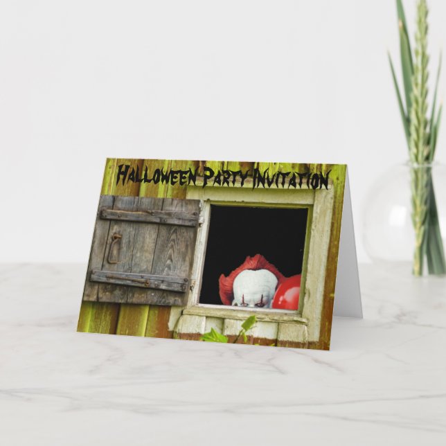 Halloween Party Invitation. Card (Front)