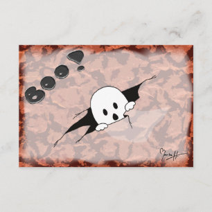 Halloween Party Invitation - Cute Ghost