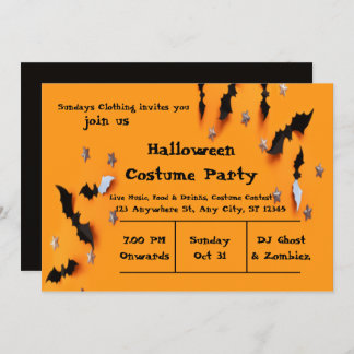 Halloween Party Invitation modern cute design