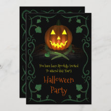 Halloween Party Invitation (Pumpkin)