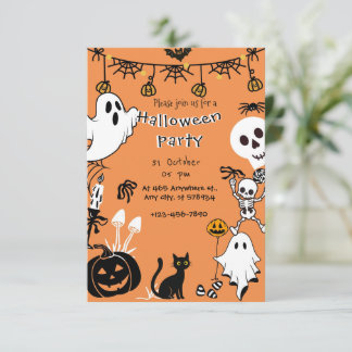 Halloween Party Invitation | Spooky Cute Halloween