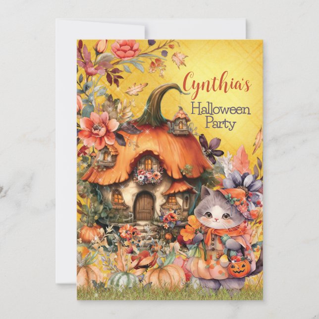 HALLOWEEN PARTY INVITATIONS (Front)