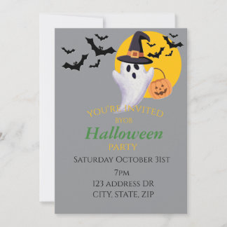 Halloween party invite