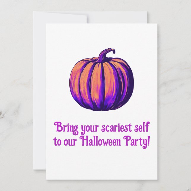 Halloween Party Invite (Front)