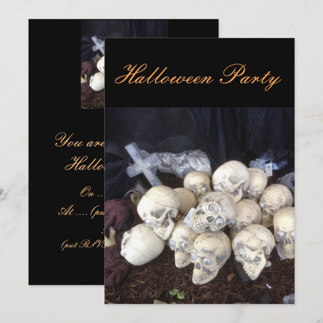 Halloween Party Invite (Front/Back)