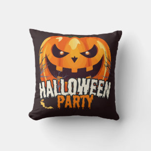 Halloween Party – Jack-o’-Lantern Design Cushion