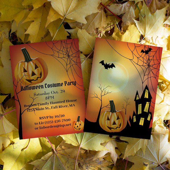 Halloween Party Jack O' Lantern Invitation (Creator Uploaded)