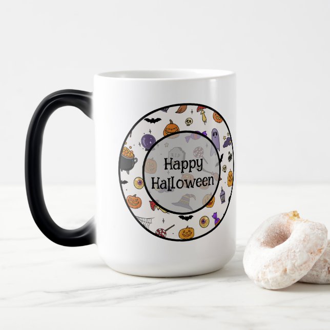 Halloween Party Magic Mug (With Donut)