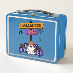 Halloween Party Metal Lunch Box