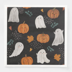 Halloween Party Napkins – Ghosts, Pumpkins & Fall