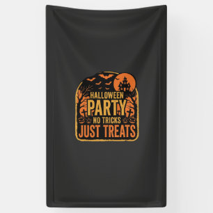 Halloween Party No Tricks Just Treats Design_1 Banner