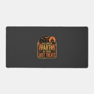Halloween Party No Tricks Just Treats Design_1 Desk Mat