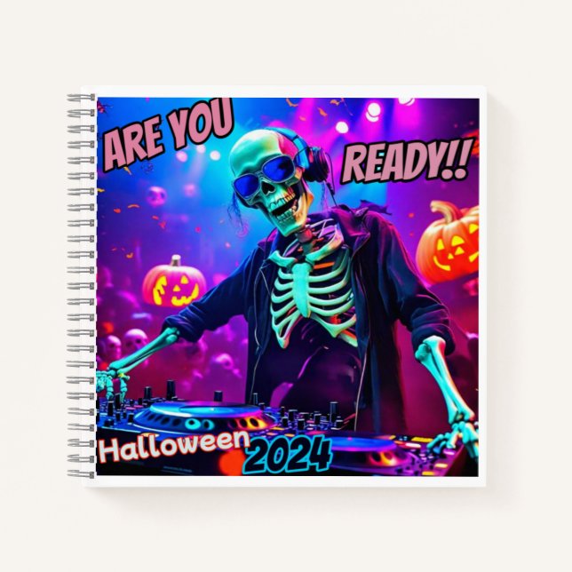 Halloween Party Notebook (Front)