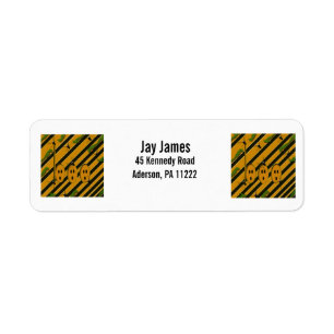 Halloween Party of The Year Return Address Label