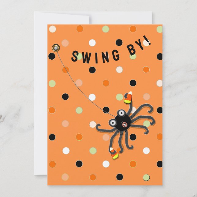 Halloween Party Open House Invitations (Front)