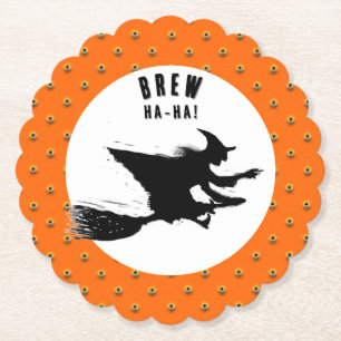 Halloween Party Paper Coaster