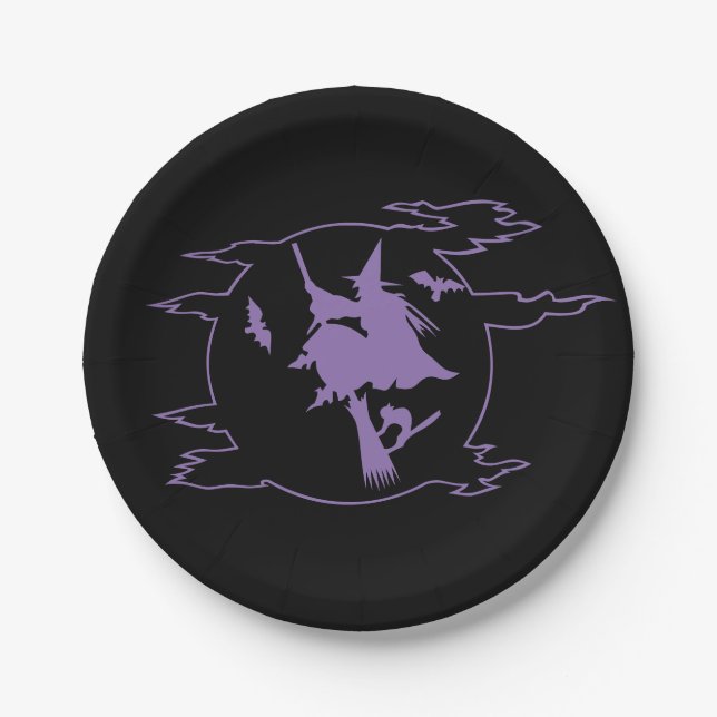 Halloween Party Paper Plate (Front)