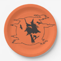 Halloween Party Paper Plate