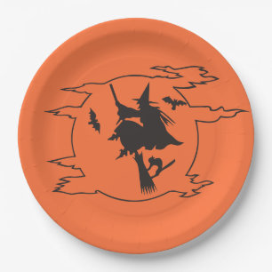 Halloween Party Paper Plate