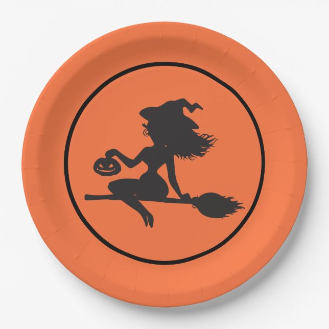 Halloween Party Paper Plate (Front)